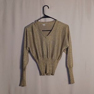 BREEZYS BOUTIQUE Women's Gold Blouse